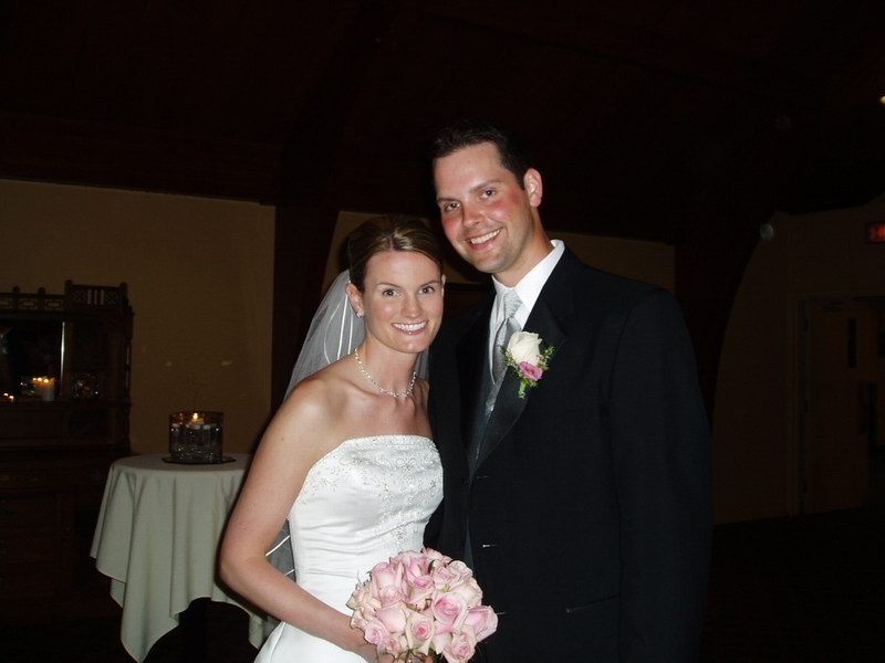113MW-Laurie and Mark at Reception.JPG
